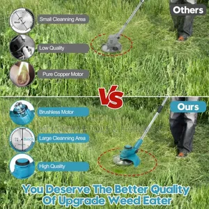 Cordless Weed Wacker String Trimmer Electric Grass Trimmer
