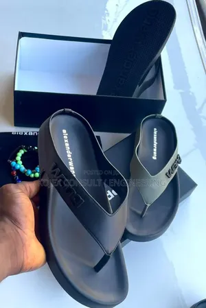 Wang Quality Leather Slippers