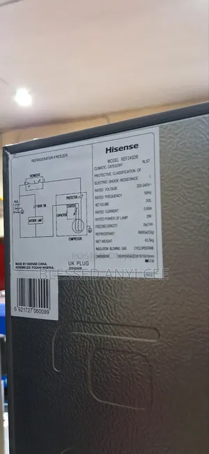 New Hisense 240L Double Door Fridge Energy Saving Warranty