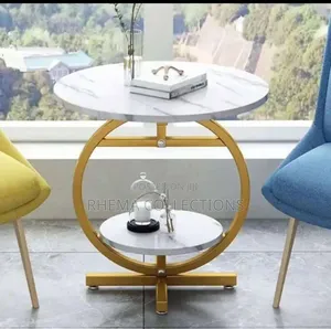 Quality Strong Fashion Round Coffee Marble Table