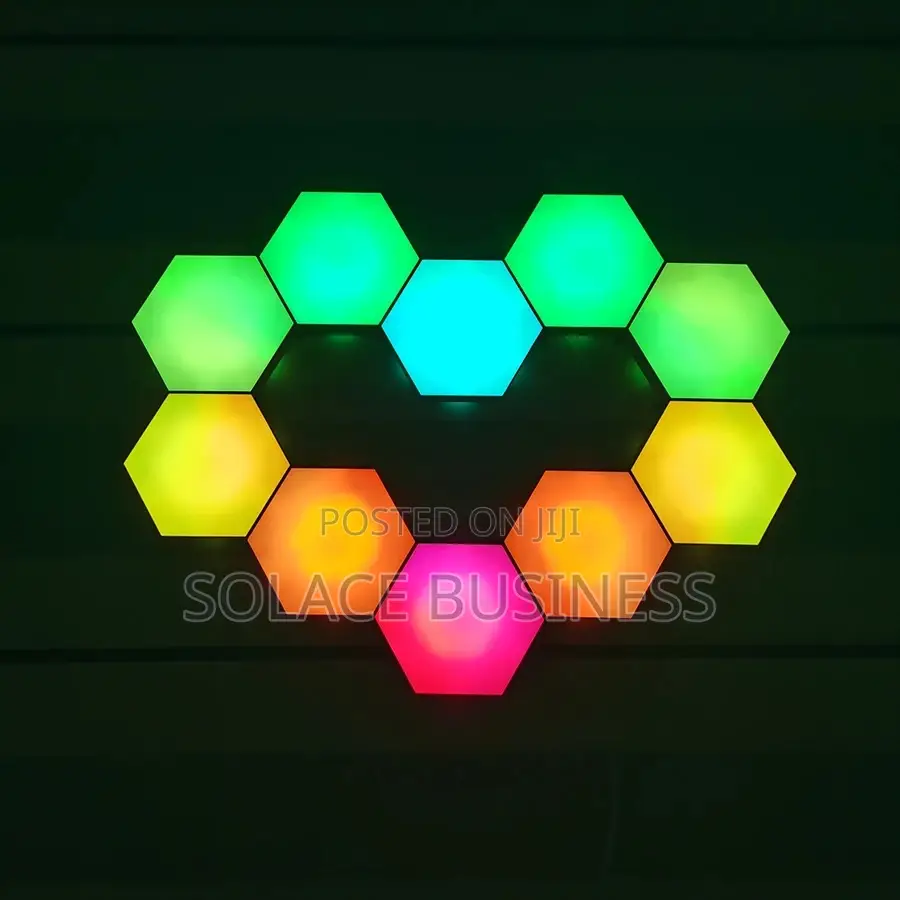 10pcs Hexagon Lights