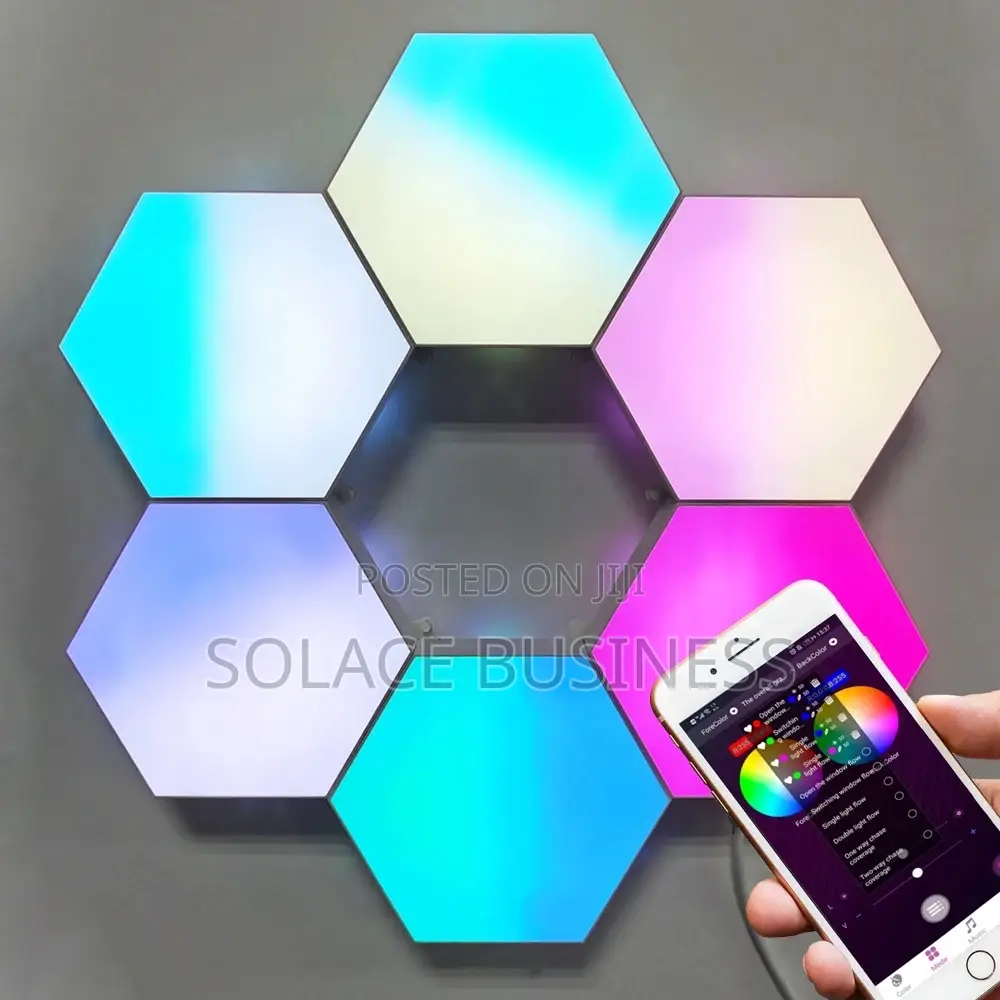 10pcs Hexagon Lights