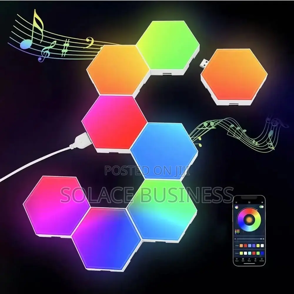 10pcs Hexagon Lights
