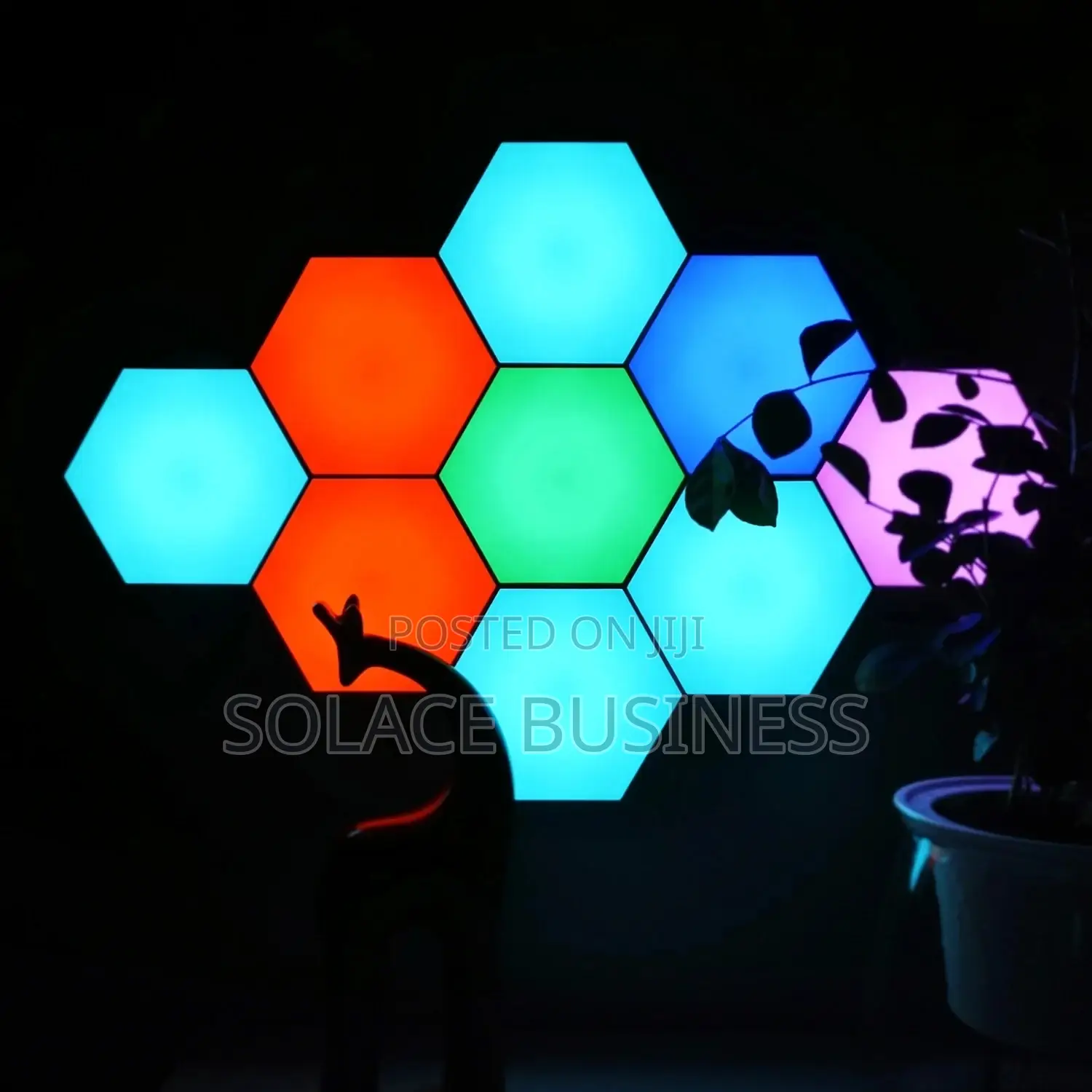 10pcs Hexagon Lights
