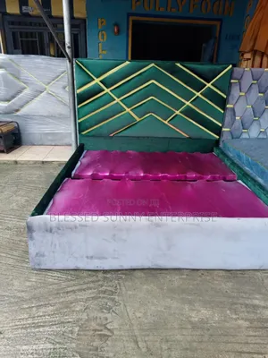 Bed and Bed Frame With