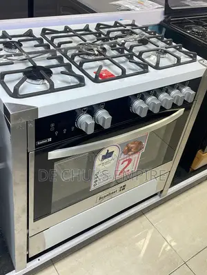 Scanfrost 90*60cm 5 Burner Gas Cooker With Auto Ignition