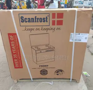 Scanfrost 90*60cm 5 Burner Gas Cooker With Auto Ignition