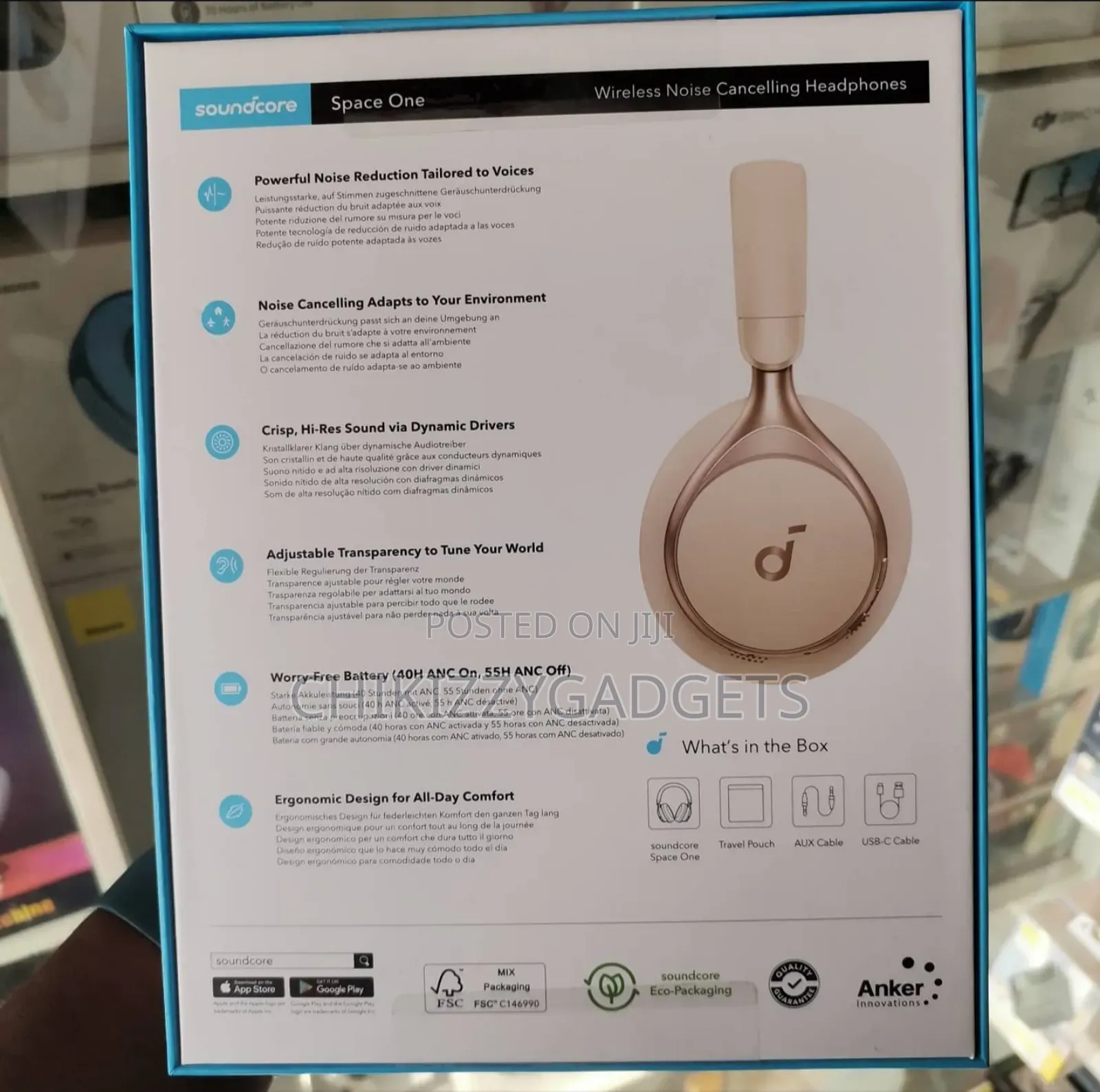 Original Anker Soundcore Space One Wireless Headset