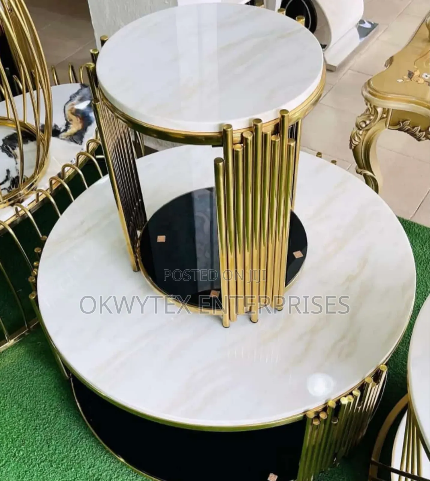 Quality Turkey Center Table With Side Stool