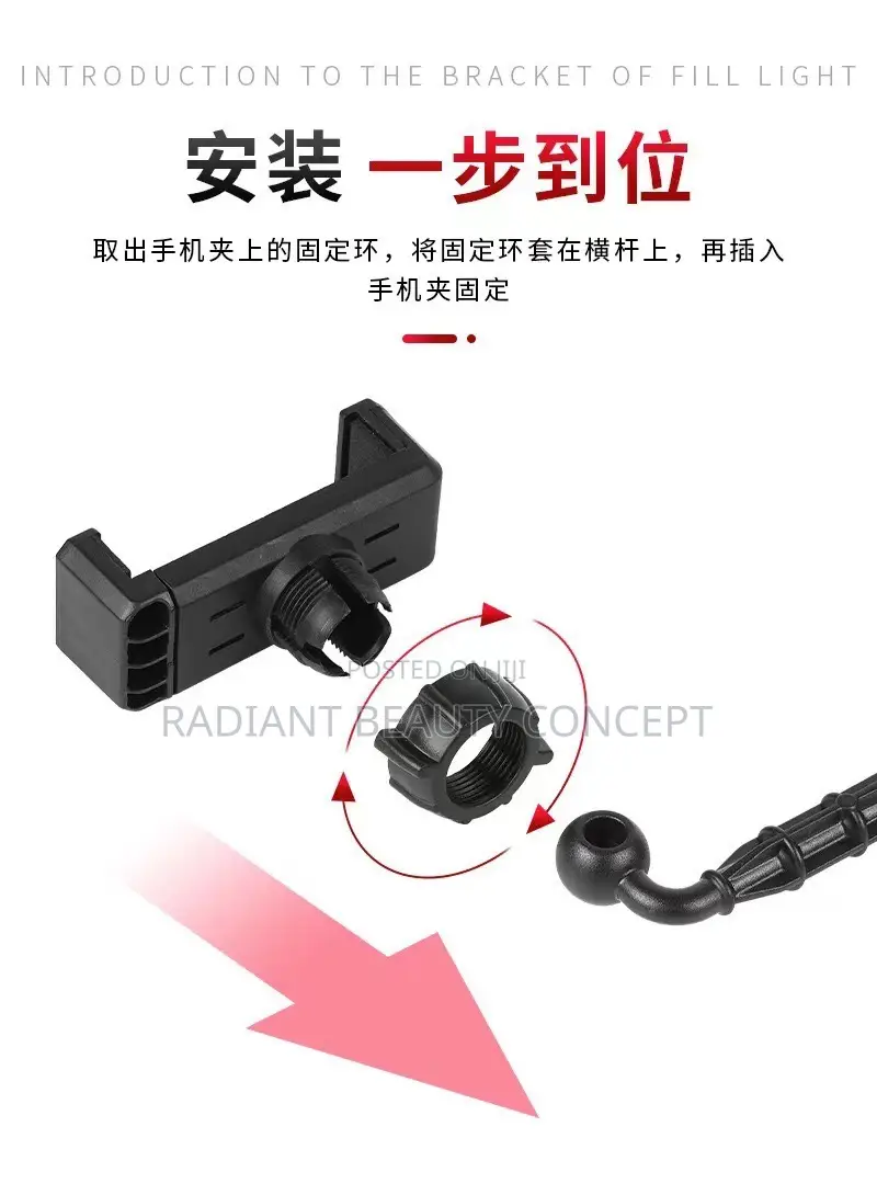 6-Inch Fill Light Table Stand Ringlight