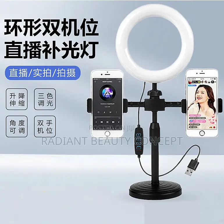 6-Inch Fill Light Table Stand Ringlight