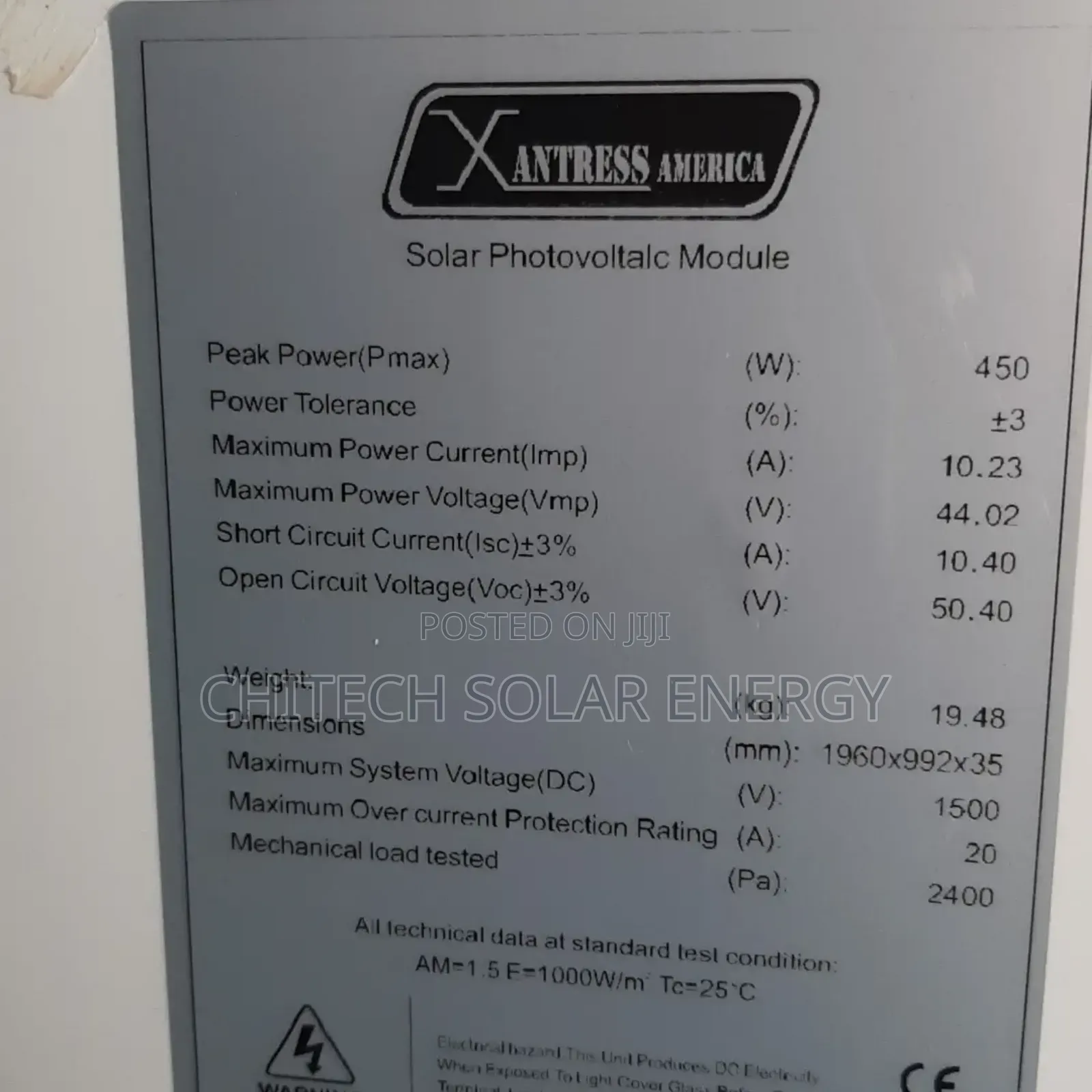 450w Mono Solar Panel