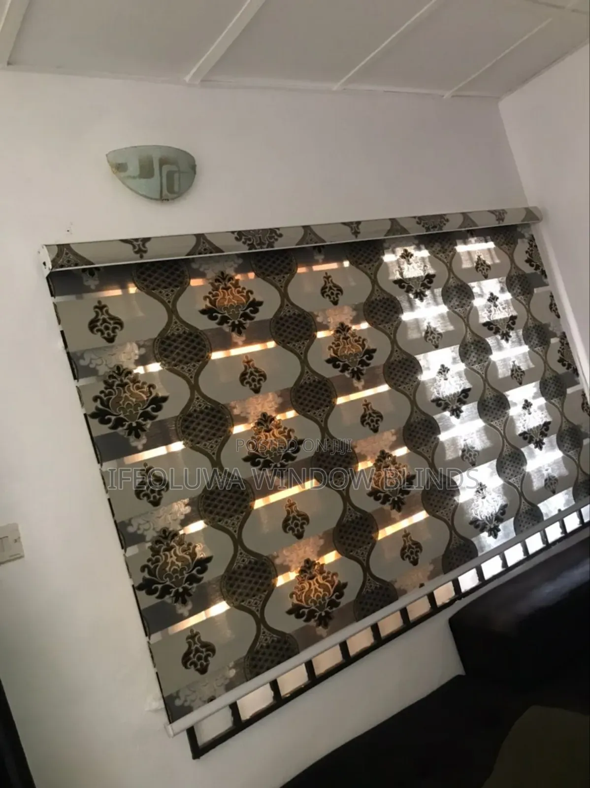 Floral Day and Night Window Blinds
