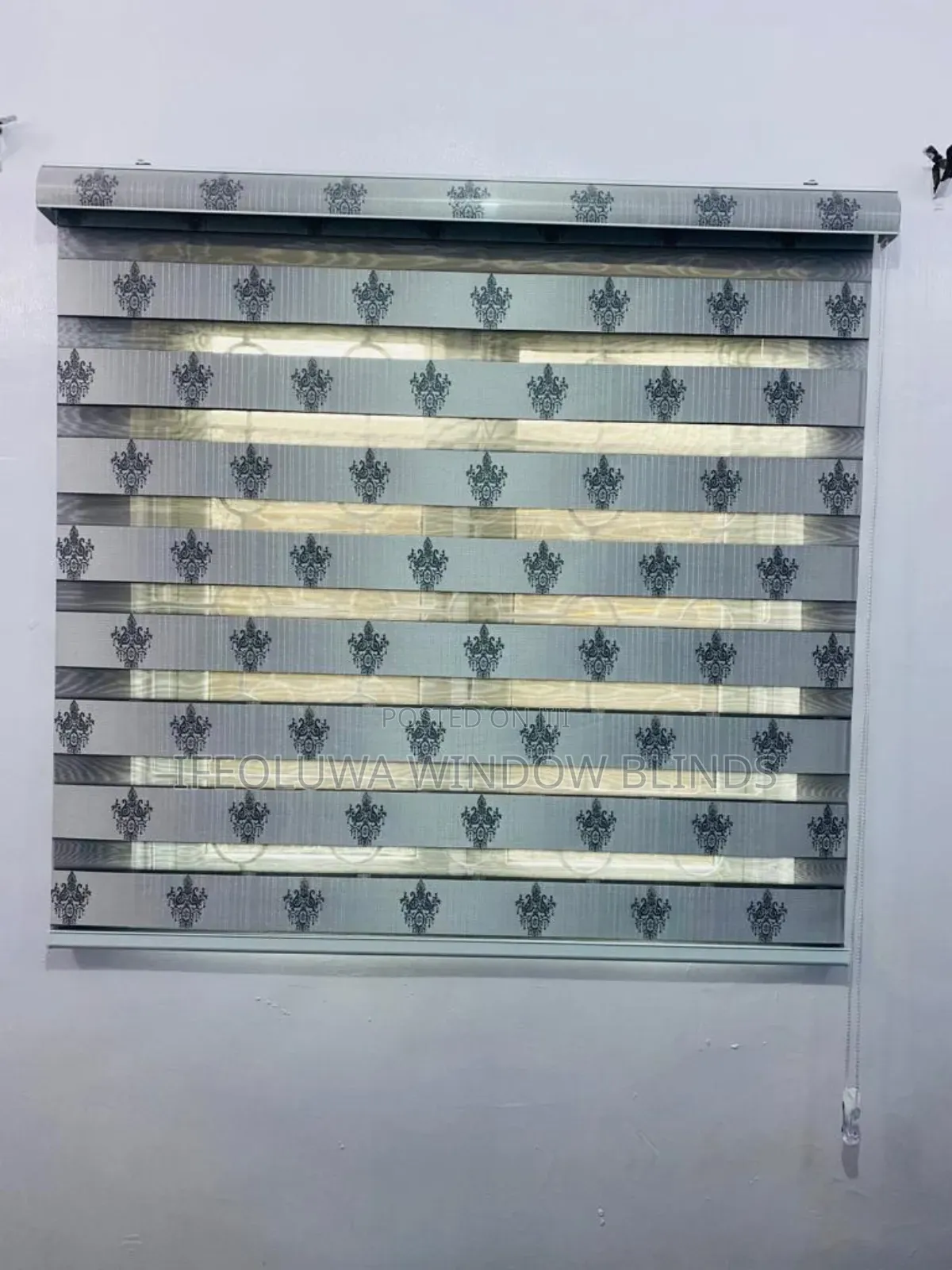 Floral Day and Night Window Blinds