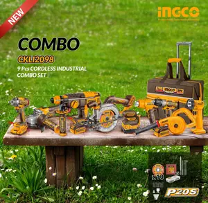 9-Piece Cordless Industrial Combo Kit - Model CKLI2098