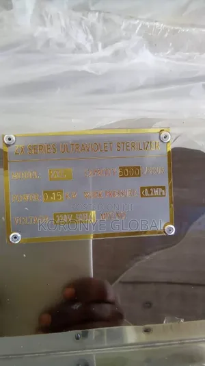 Water Ultraviolet Sterilizer