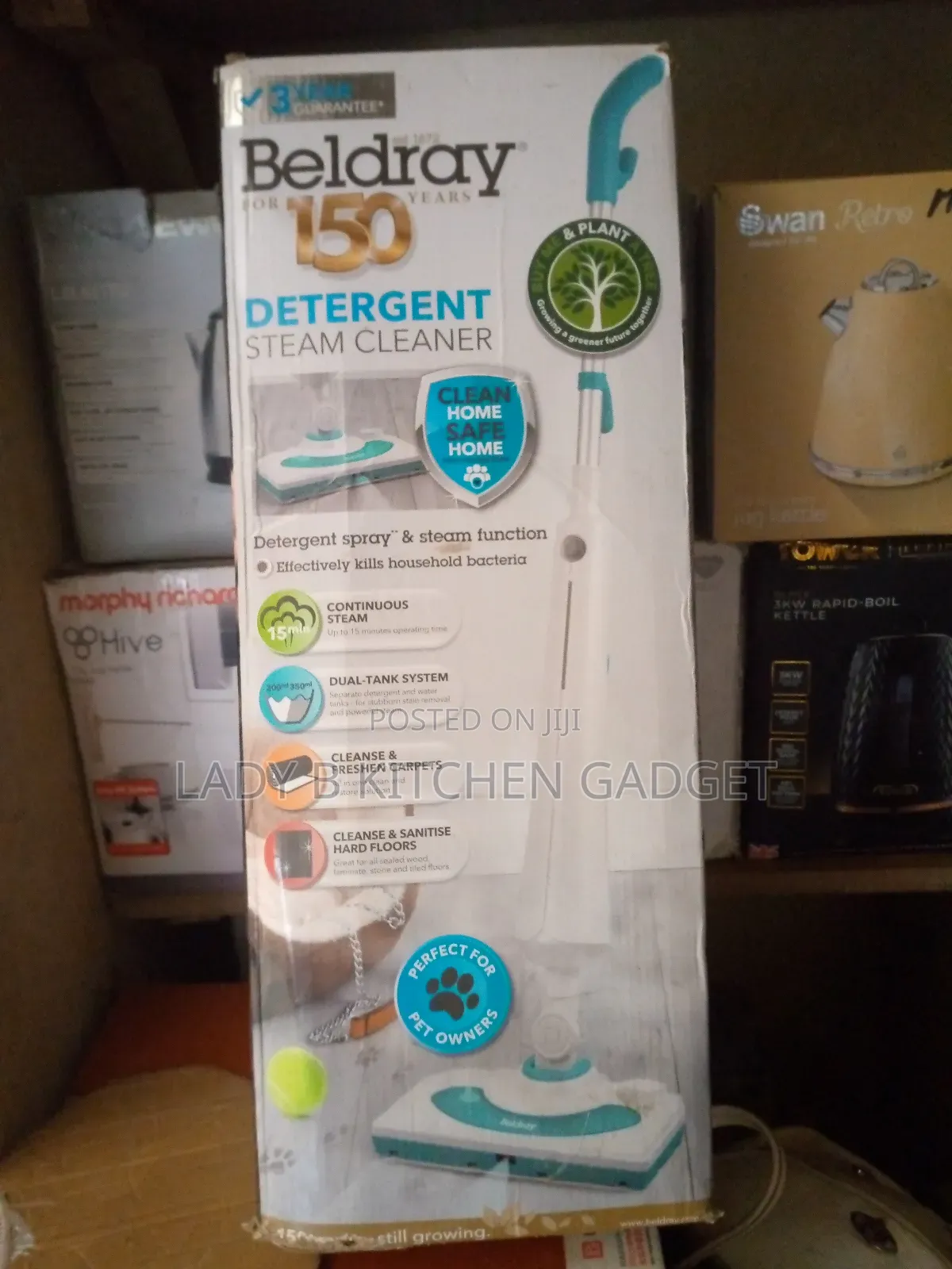 Beldary Detergent Steam Cleaner