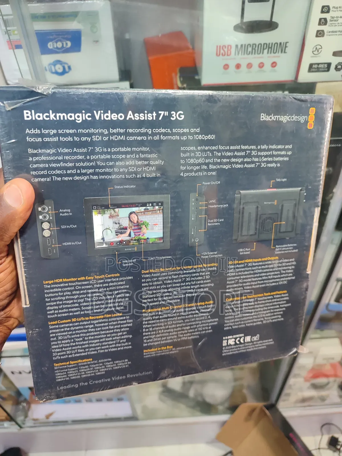 Blackmagic Video Assist 7" 3G Recorder Monitor