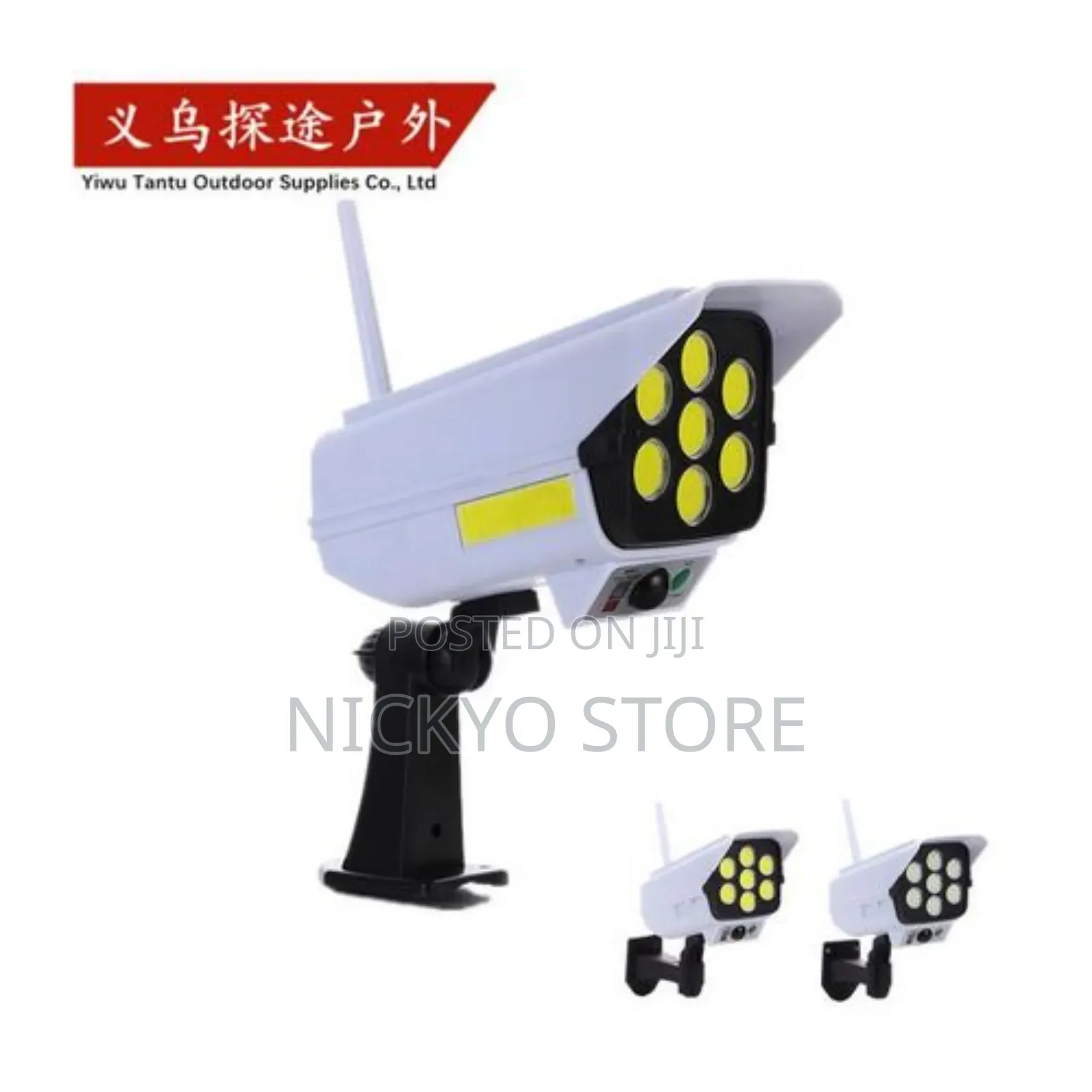 Solar-Powered Security/Dusk‐To‐Dawn Led Floodlight