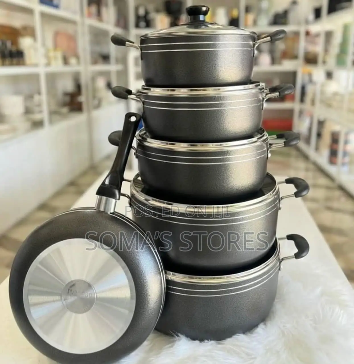 6 Set Non Stick Pot
