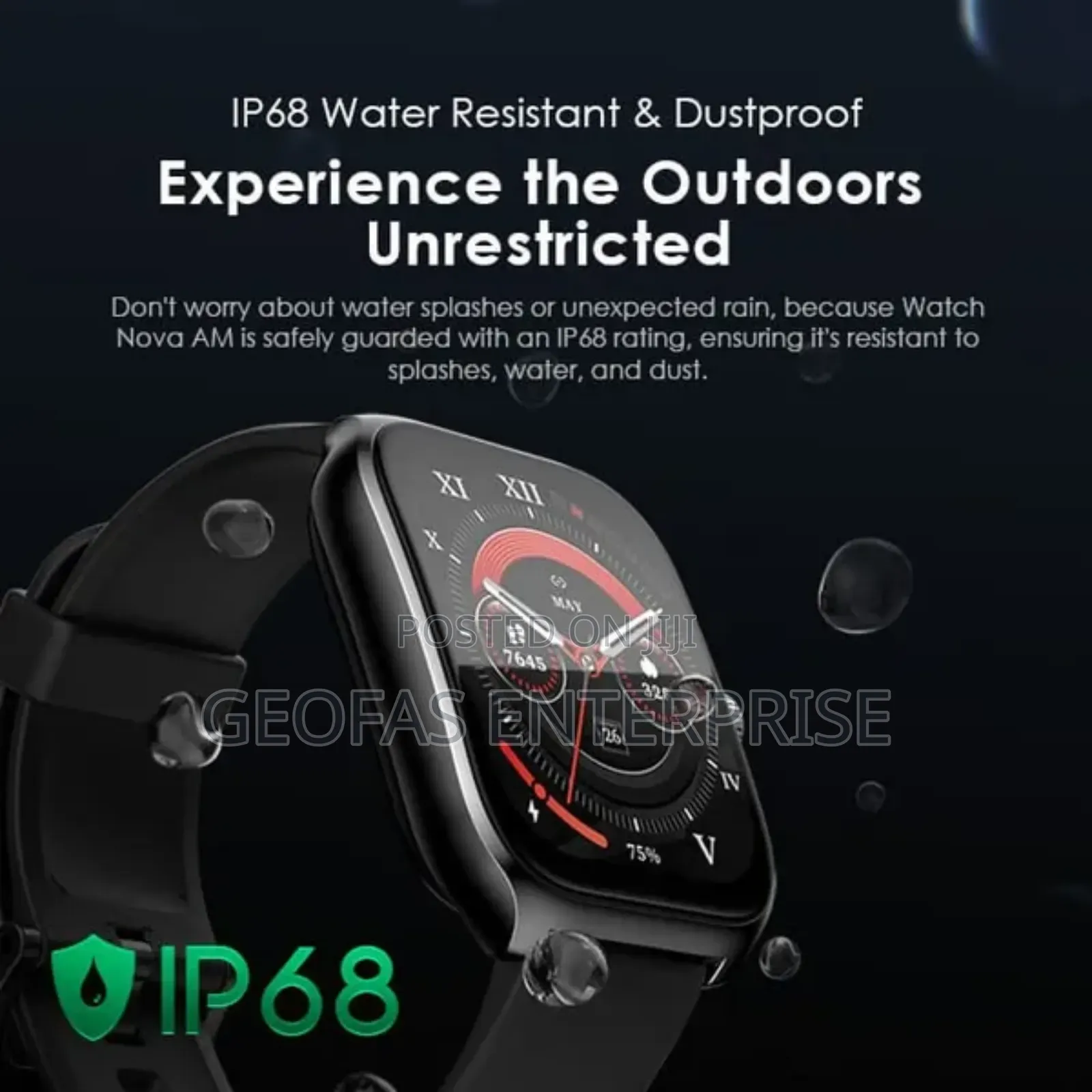 Oraimo Nova AM 2.01" AMOLED Screen Curved Cover Smart Watch