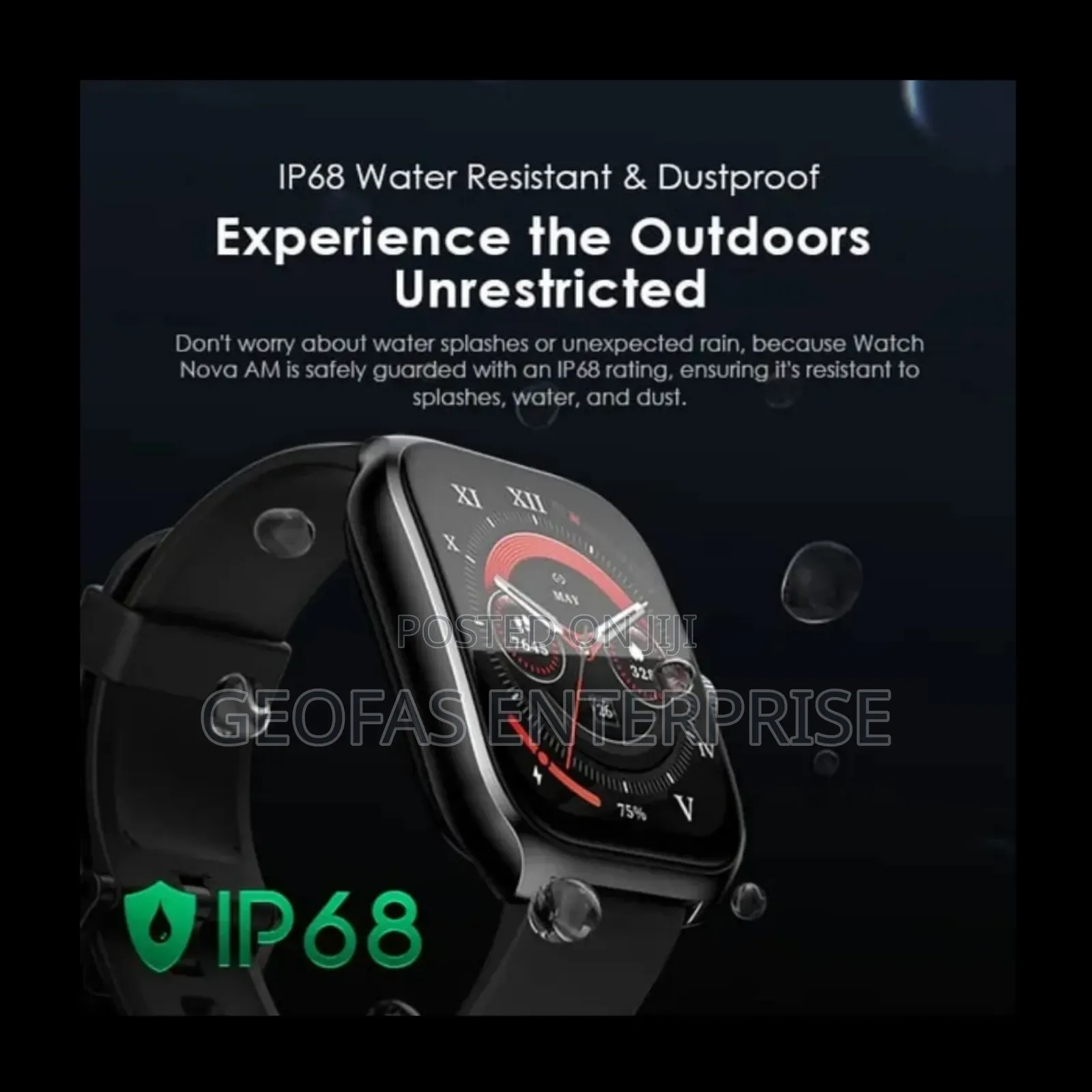 Oraimo Nova AM 2.01" AMOLED Screen Curved Cover Smart Watch