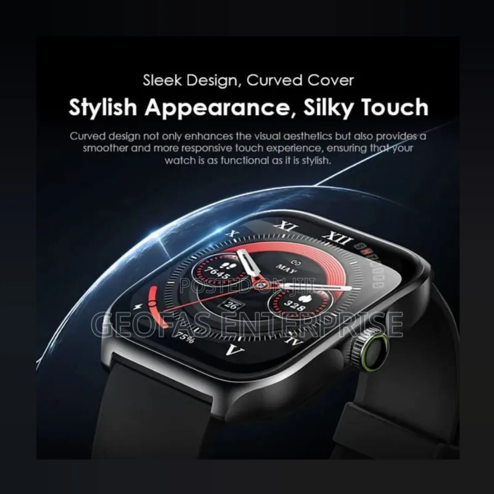 Oraimo Nova AM 2.01" AMOLED Screen Curved Cover Smart Watch