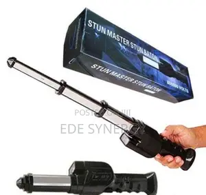 Telescopic Baton With Electric Shock, Siren And Flashlight