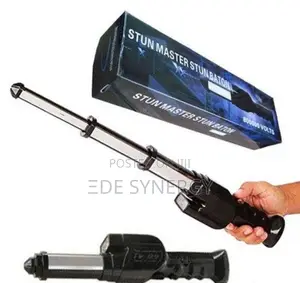 Telescopic Baton With Electric Shock, Siren And Flashlight