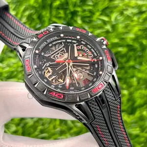 Roger Dubuis Automatic Chronograph Rubber Strap Watch