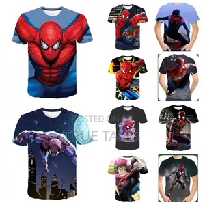 Mixed Cartoon Character Unisex T-shirt Tops Ages 2to18 Years
