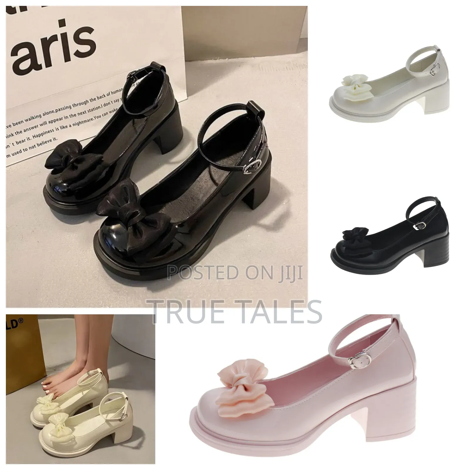Ladies Balanced and Solid Chunky Pumps Office Shoes