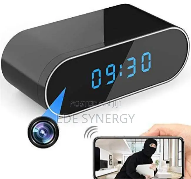 Hidden Wi-Fi Digital Table Clock Camera