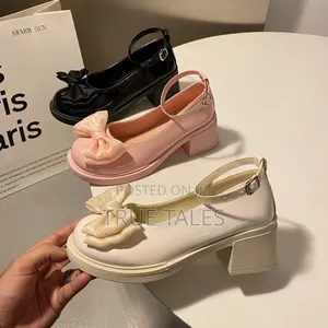 Ladies Balanced and Solid Chunky Pumps Office Shoes