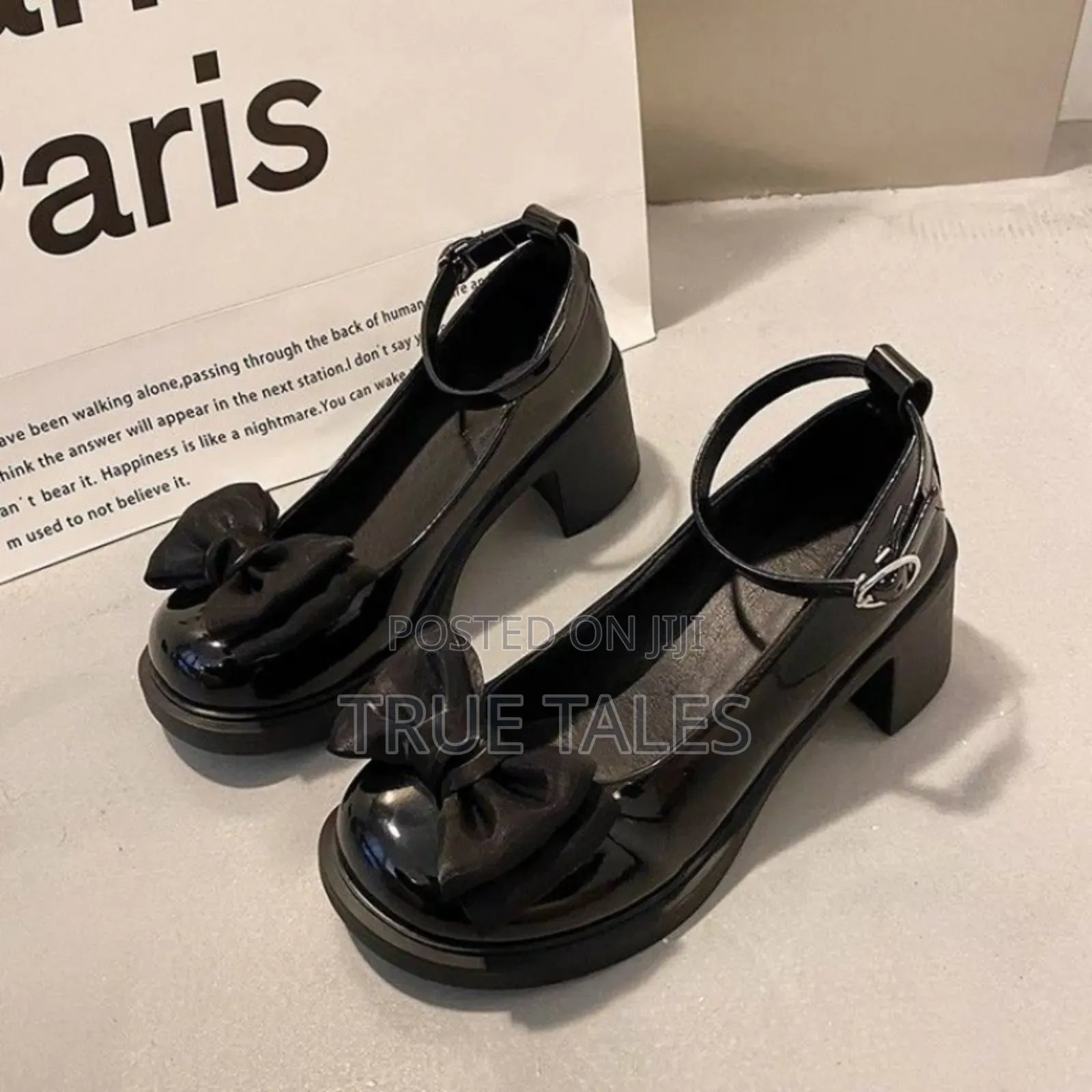 Ladies Balanced and Solid Chunky Pumps Office Shoes