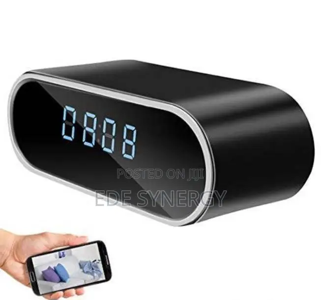 Hidden Wi-Fi Digital Table Clock Camera