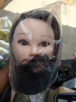 Mannequin Head With Hair (Synthetic)