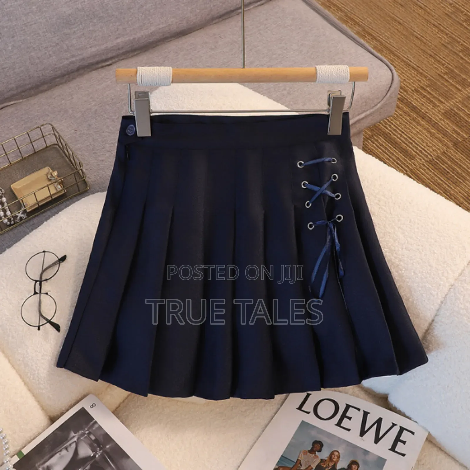 Ladies Short Skirts With Side Bow Knots