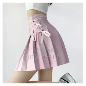 Ladies Short Skirts With Side Bow Knots