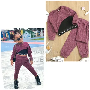 Girl's Love Joggers Set