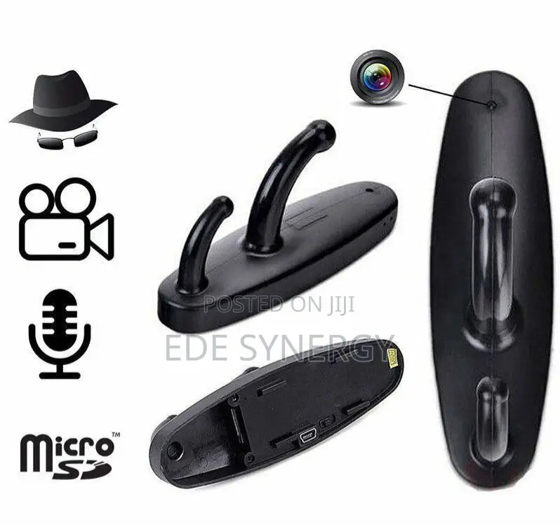 HD Hidden Spy Camera Cloth Hook Hanger