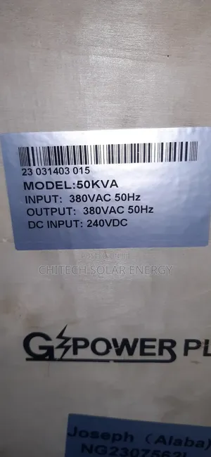 50kva Inverter 250v