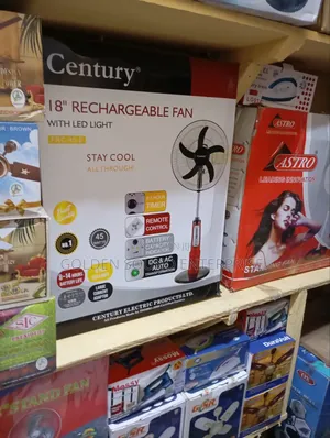 Cantury Rechargeable Fan With Led Lights