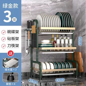 Quality Stainless Steel 3 Step Dish Rack