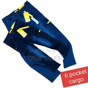 Boy's 6 Pockets Cargo Jeans