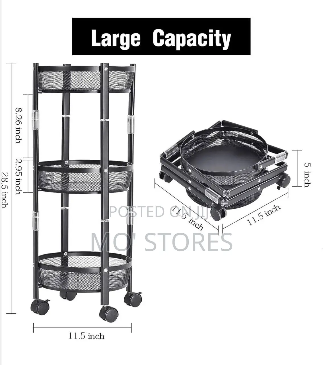 Kitchen Foldable Storage Rack
