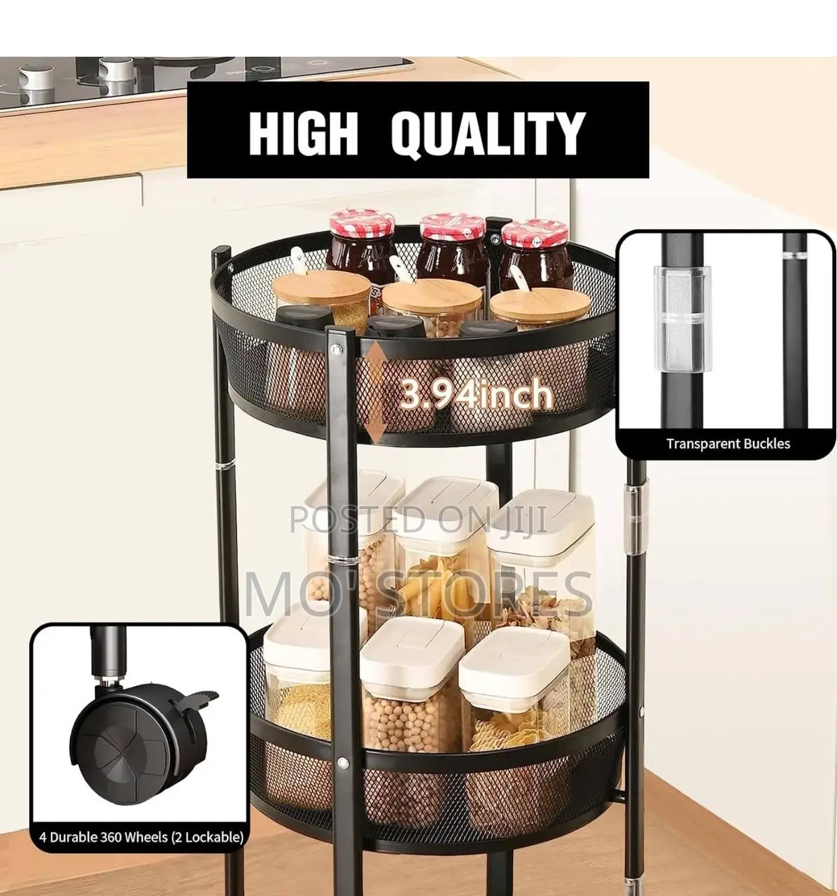 Kitchen Foldable Storage Rack