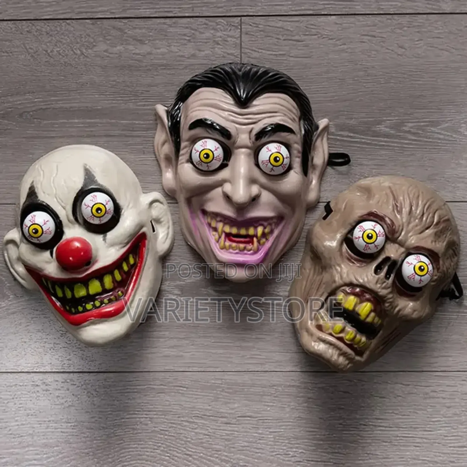 Halloween Horror Mask Spring-Eyed Clown Vampire Skull Mask