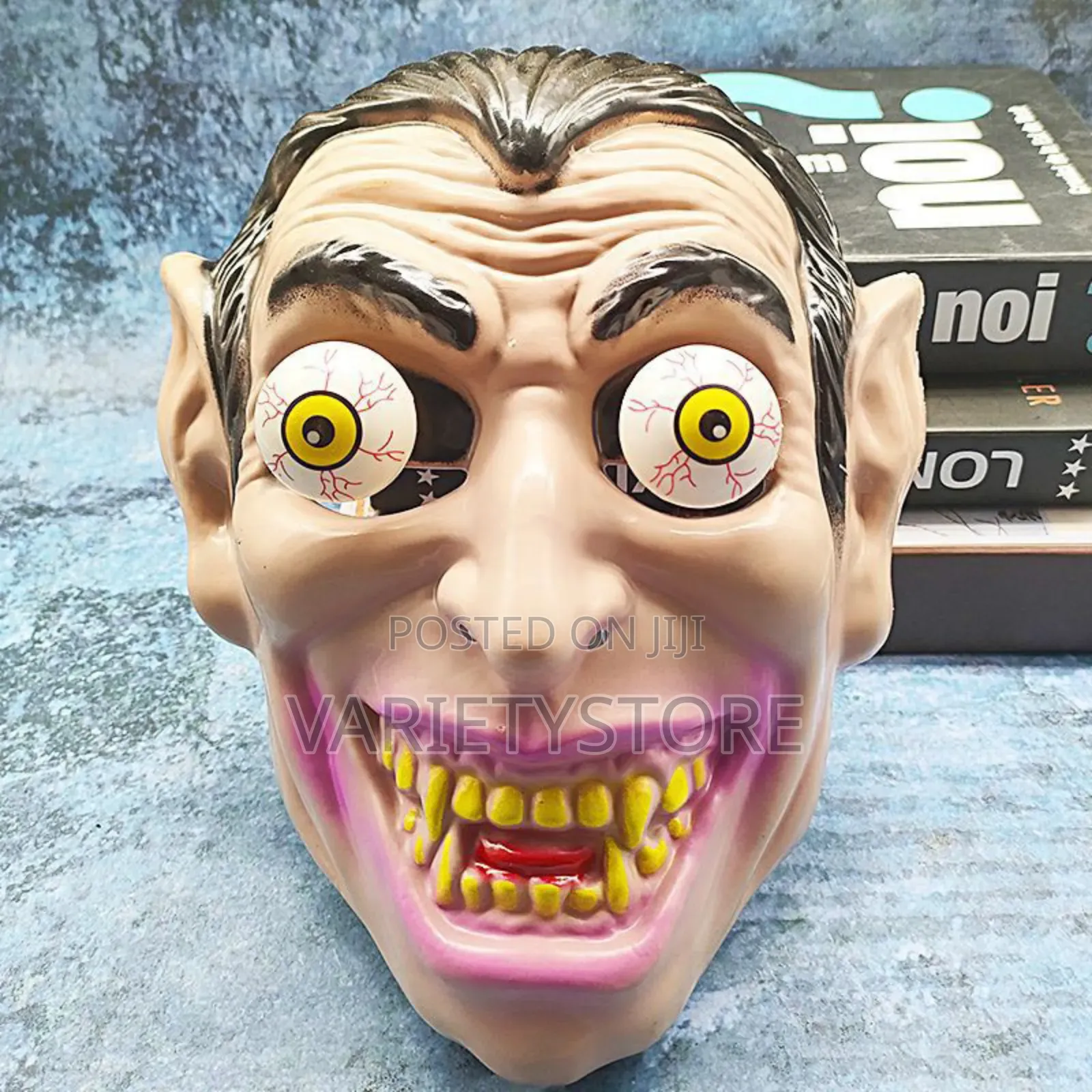 Halloween Horror Mask Spring-Eyed Clown Vampire Skull Mask