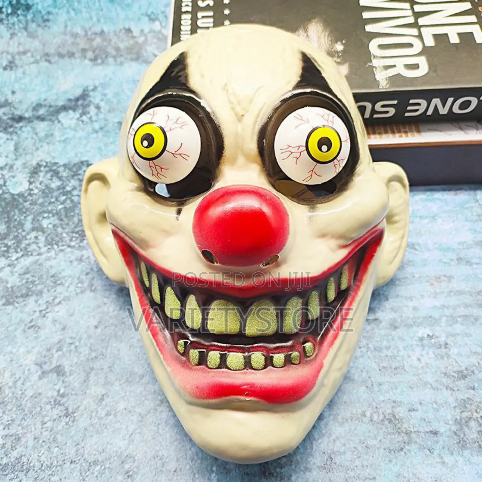 Halloween Horror Mask Spring-Eyed Clown Vampire Skull Mask